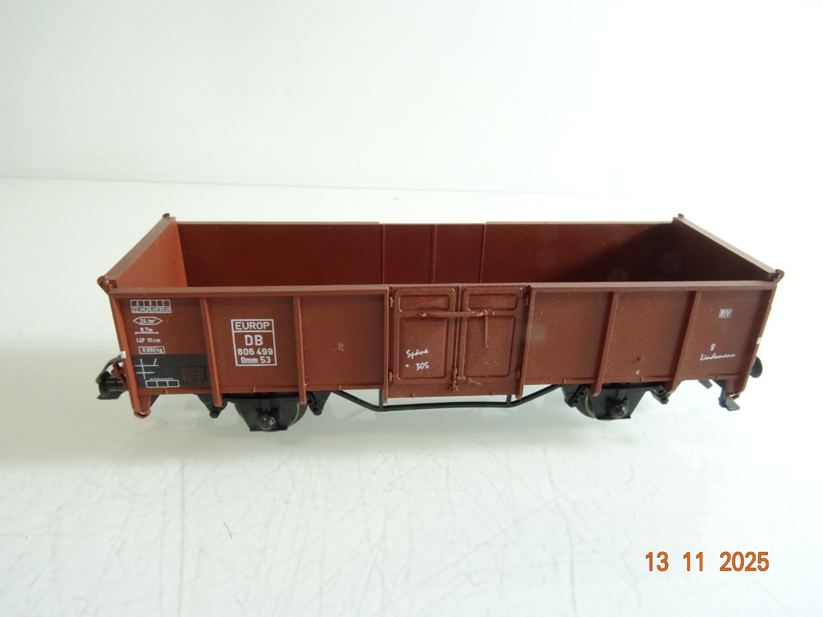 Roco H0 47941 Hochbordwagen der DB RR4554 o.
