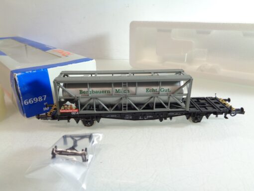 Roco H0 66987 Flachwagen mit Container Bergbauer Milch in OVP RR4028 – Bild 3