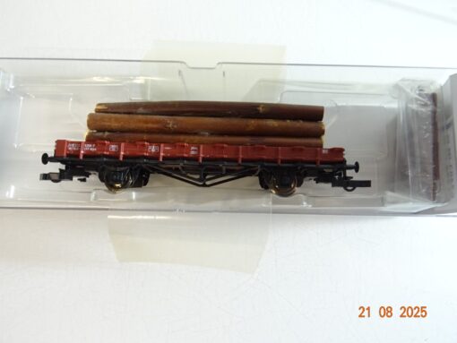 Roco H0 67483 Niederbordwagen mit Langholzladung der SBB in OVP PR9726