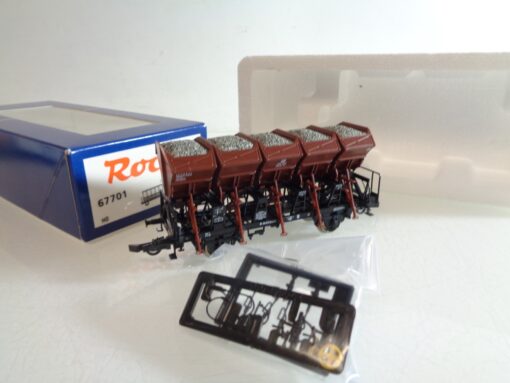 Roco H0 67701 Muldenkippwagen mit Ladung der DB in OVP RR4032