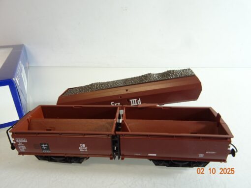 Roco H0 67710 Selbstentladewagen der DB in OVP BH329 – Bild 3
