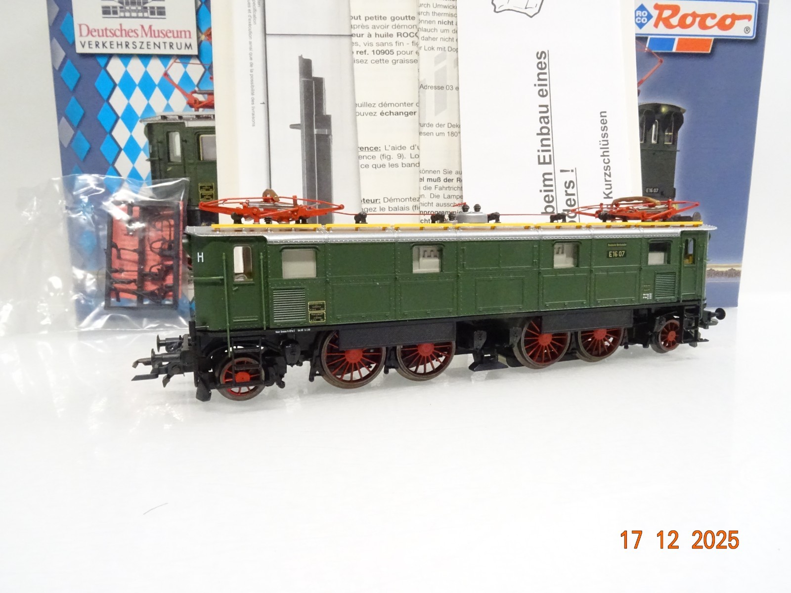 Roco H0 69622 AC E-Lok E 16 07 der DRG Digital in OVP JL5149