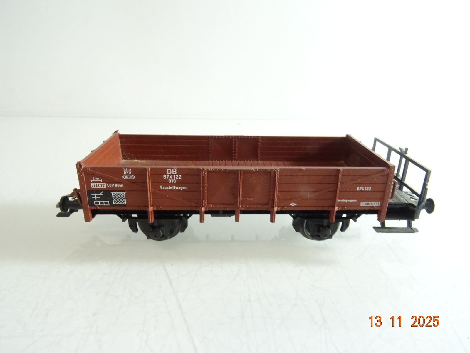 Roco H0 AC Baustoffwagen 674 122 der DB RR4534 o. – Bild 3