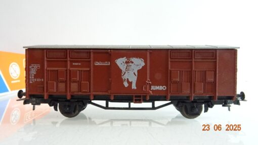 Roco H0 AC für Märklin gedeckter Güterwagen Schmid Jumbo der DB in OVP PR8642 – Bild 3