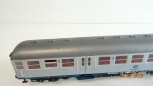 Roco H0 Silberling Steuerwagen 2. Kl./Gepäckabt. mit Licht der DB PR9443 o. – Bild 4