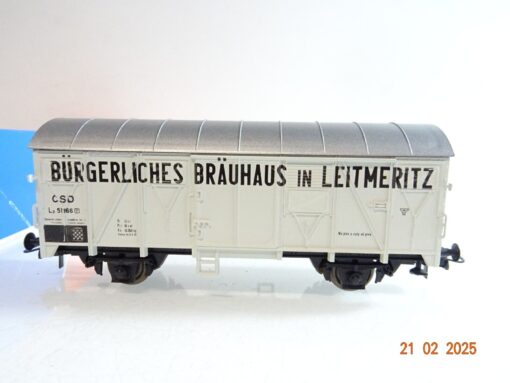 Roco H0 gedeckter Güterwagen Bürgerliches Bräuhaus der CSD in OVP PR6187 – Bild 3