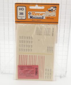 Roco Minitanks 1:87 386 Abziehbilder Satz neuwertig in OVP QR3886