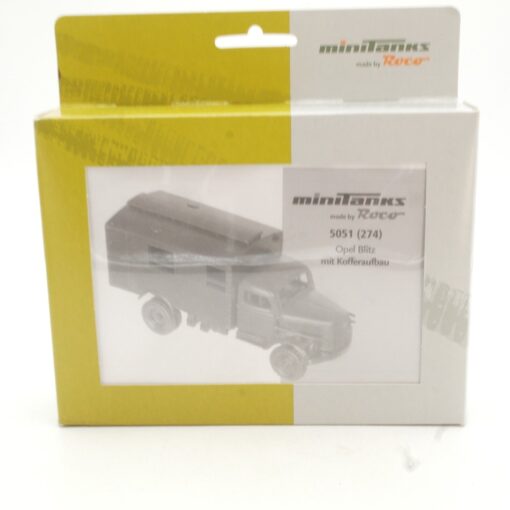 Roco Minitanks 1:87 5051 Opel Blitz mit Kofferaufbau neuwertig in OVP QR2745 – Bild 3