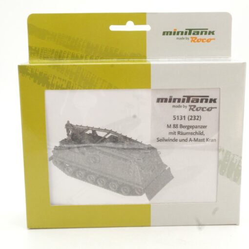 Roco Minitanks 1:87 5131 M 88 Bergpanzer mit Räumschild in OVP QR2316 – Bild 3