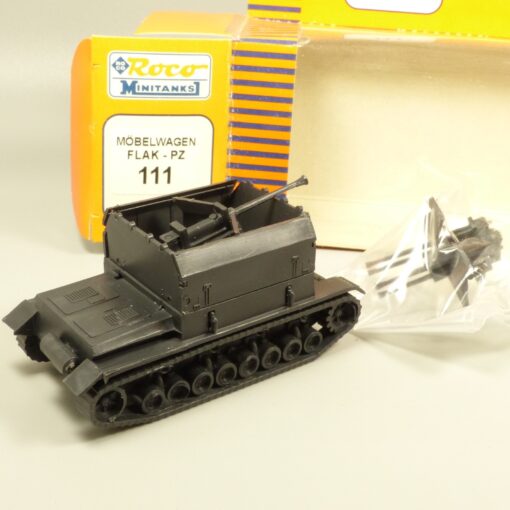Roco Minitanks 1:87 H0 111 Möbelwagen Flak-Panzer Militär in OVP EX7754 – Bild 3