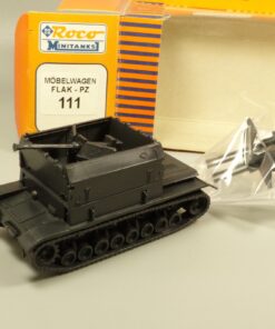 Roco Minitanks 1:87 H0 111 Möbelwagen Flak-Panzer Militär in OVP EX7754