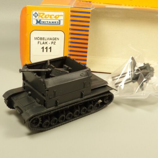Roco Minitanks 1:87 H0 111 Möbelwagen Flak-Panzer Militär in OVP EX7754