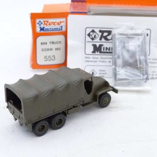 Roco Minitanks 1:87 H0 553 6x6 Truck CCKW 353 Militär in OVP EX7693 – Bild 3