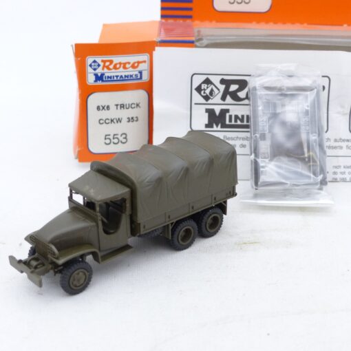 Roco Minitanks 1:87 H0 553 6x6 Truck CCKW 353 Militär in OVP EX7693