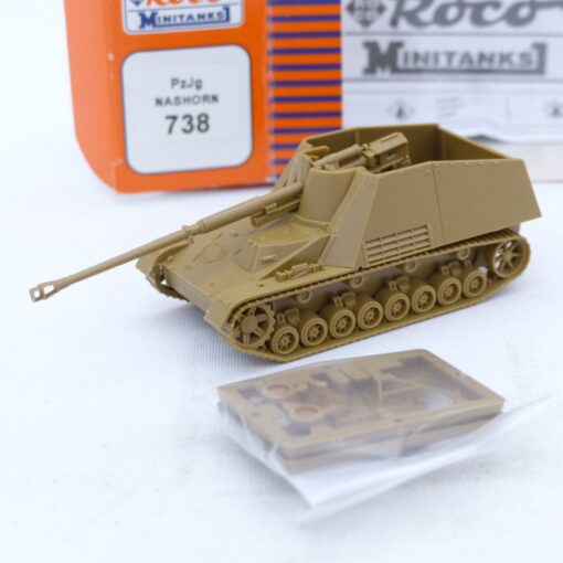 Roco Minitanks 1:87 H0 738 Panzer Jäger Nashorn Militär in OVP EX7713