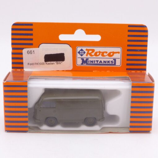 Roco Minitanks H0 1:87 Nr.: 661 Ford FK1000 Kasten Bundeswehr, in OVP EX2152 – Bild 4