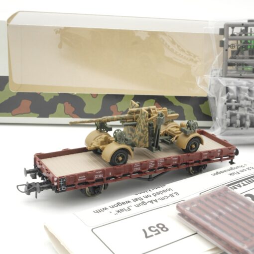 Roco Minitanks H0 857 Rungenwagen + Flak Limited Edition in OVP RR792 – Bild 3