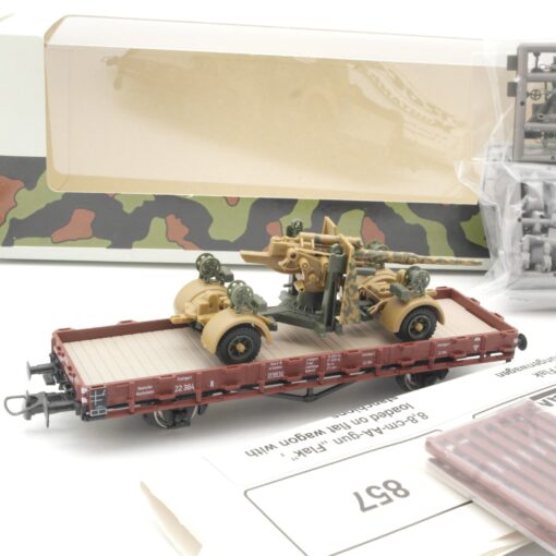 Roco Minitanks H0 857 Rungenwagen + Flak Limited Edition in OVP RR792 – Bild 4