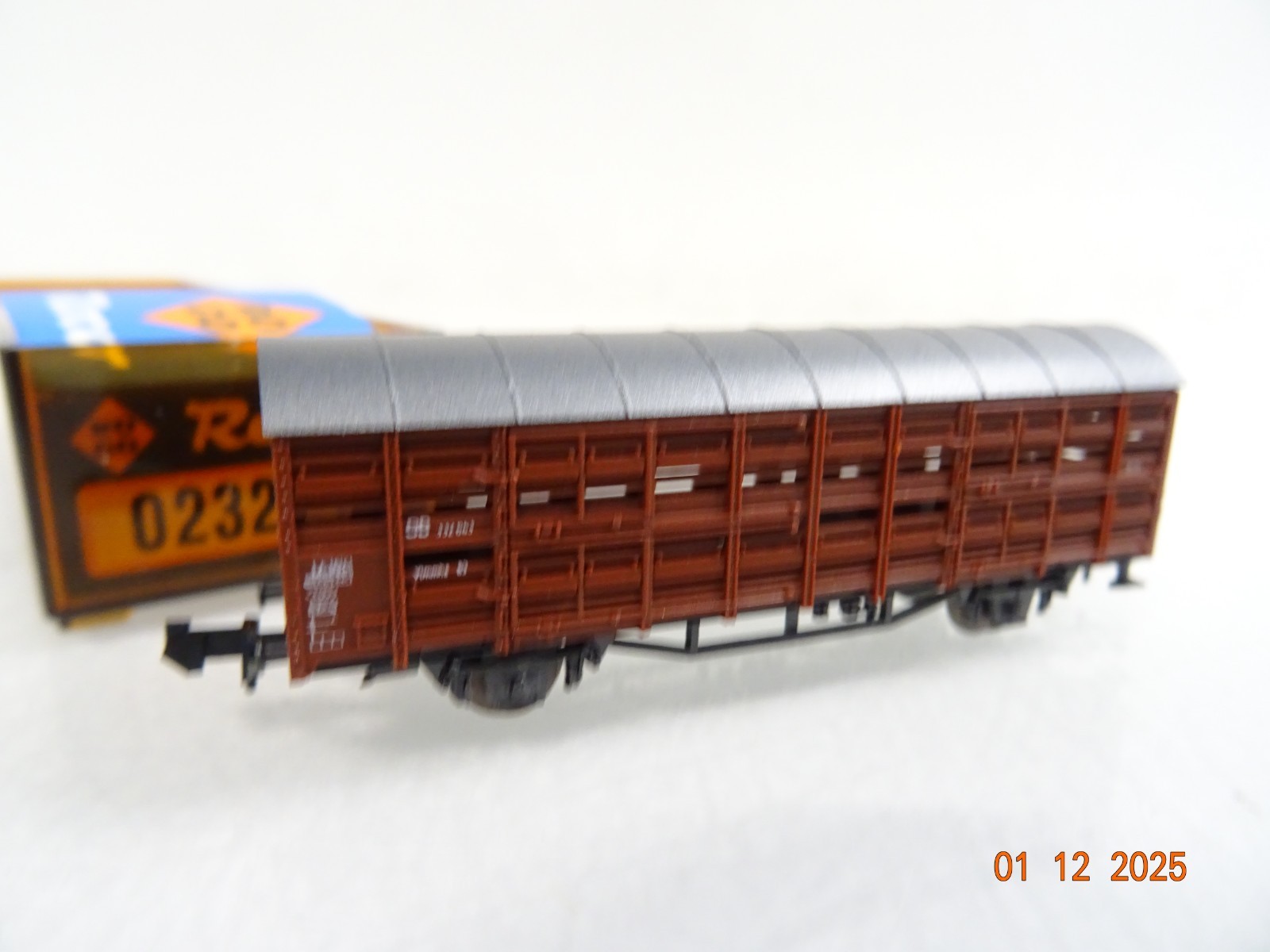 Roco N 02322 S Viehwagen der DB in OVP RR5152 – Bild 3