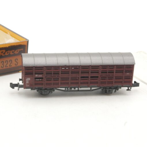 Roco N 02322S Viehwagen der DB in OVP RR3573 – Bild 3