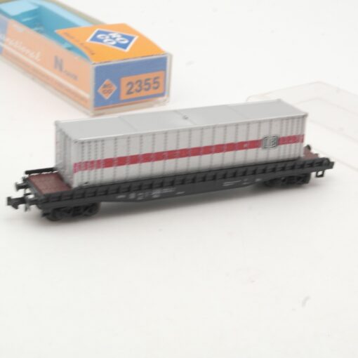 Roco N 2355 Containerwagen der DB in OVP RR466 – Bild 3