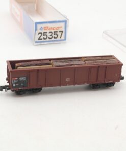 Roco N 25357 Hochbordwagen mit Holz-Ladung der SBB in OVP RR5782