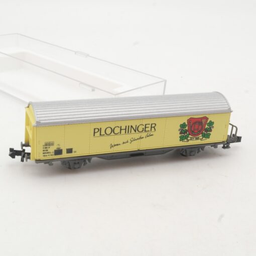 Roco N gedeckter Güterwagen Plochinger wenn sich Schwaben laben in EVP RR2975