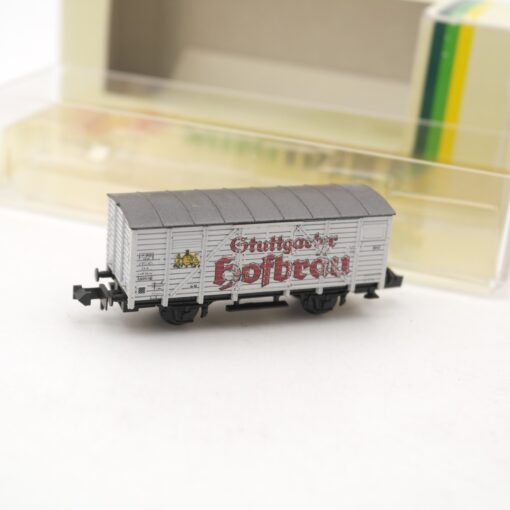 Roco N gedeckter Güterwagen Stuttgarter Hofbräu der DB in EVP RR2247 – Bild 3