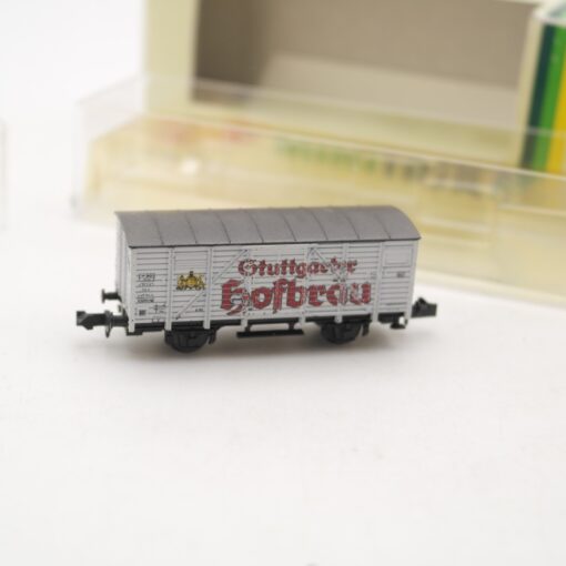 Roco N gedeckter Güterwagen Stuttgarter Hofbräu der DB in EVP RR2247