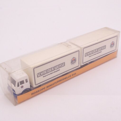 Roskopf 1:87 618 Mercedes Benz 1625 Hängerzug Schneider Weisse in OVP EA2025