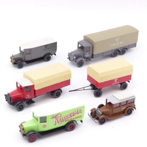 Roskopf 1:87 Konvolut alte Mercedes LKW Modelle in Tüte siehe Bilder o. EX7372