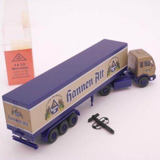 Roskopf 1:87 SoMo: 4A 3G Mercedes 1633 Sattelzug Hannen Alt in OVP EZ7097 – Bild 3