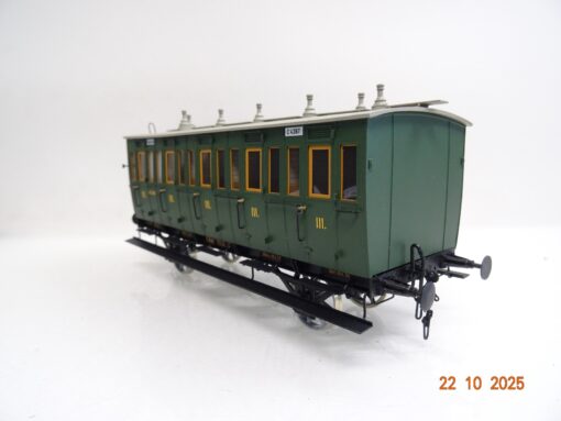 SMT Spur 0 3.20B Abteilwagen c-Klasse K.Bay.Sts.B. Messingmodell in OVP JL3776 – Bild 5