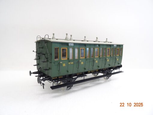 SMT Spur 0 3.20B Abteilwagen c-Klasse K.Bay.Sts.B. Messingmodell in OVP JL3776 – Bild 6