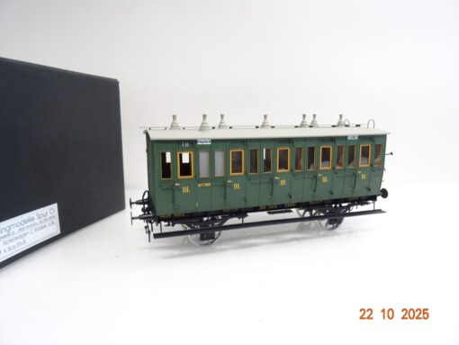 SMT Spur 0 3.20B Abteilwagen c-Klasse K.Bay.Sts.B. Messingmodell in OVP JL3776