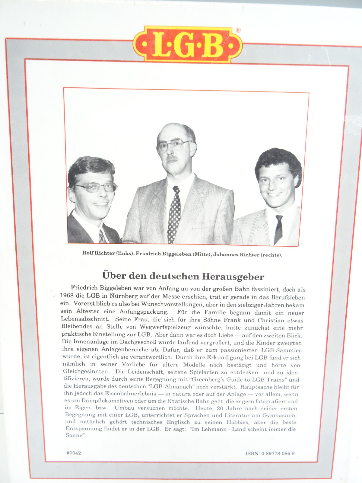 Sachbuch Greenberg's Grosser LGB-ALMANACH AR6369 – Bild 3