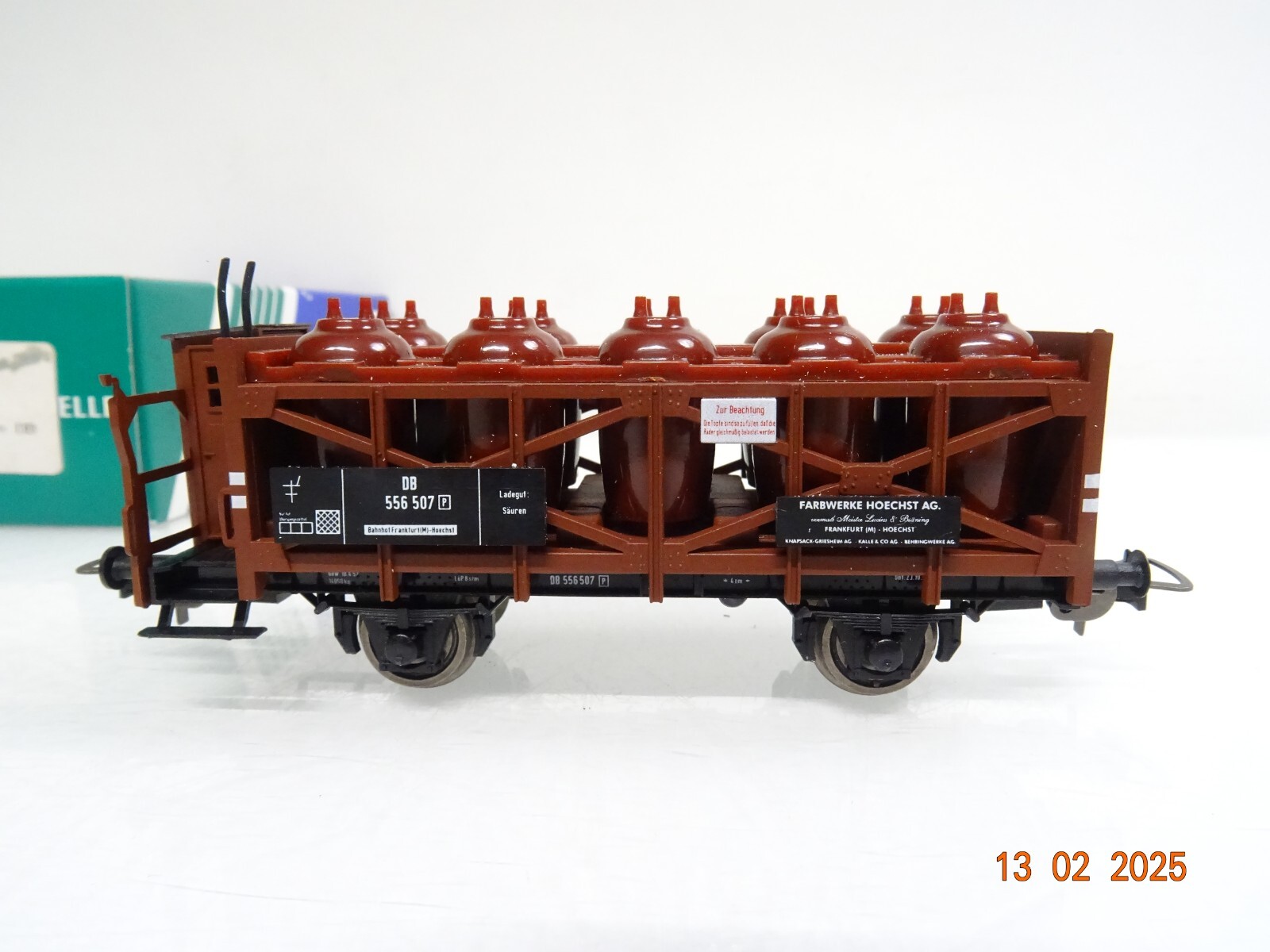 Sachsenmodelle H0 16140 Säuretopfwagen der DB in OVP PR5910 – Bild 3