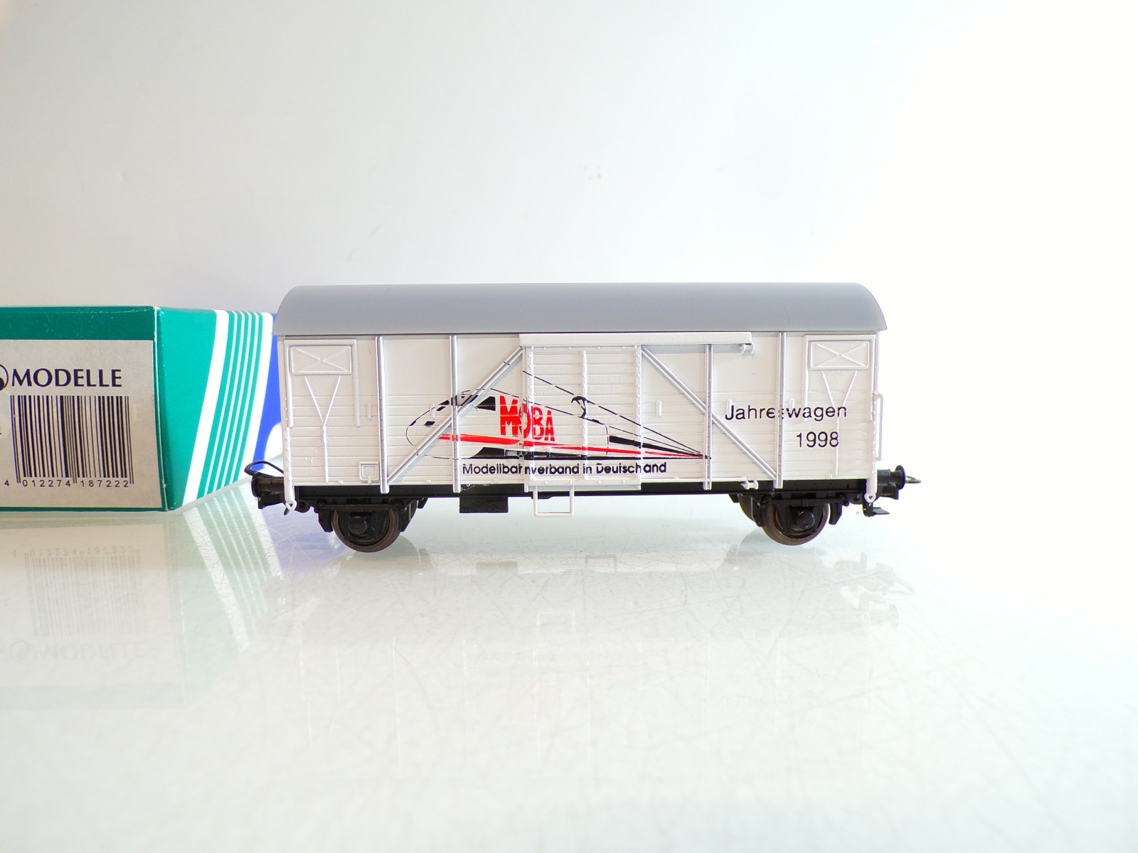 Sachsenmodelle H0 18722 ged. Güterwagen als Werbewagen in OVP BH1139 – Bild 3