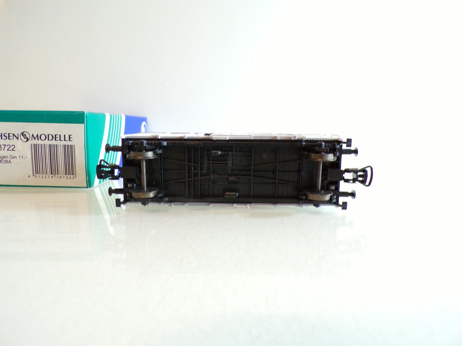 Sachsenmodelle H0 18722 ged. Güterwagen als Werbewagen in OVP BH1139 – Bild 4