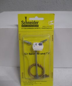 Schneider H0+TT 6/2 Doppelte Straßenlampe, 80 mm hoch m.OVP WZ6093