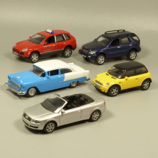 Schuco 1:87 5er-Pack diverse PKW Modelle in Tüte siehe Bilder o. EX5049
