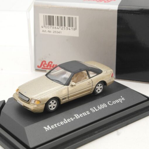 Schuco 1:87 Mercedes Benz SL 600 Coupè metallic in OVP QR2169