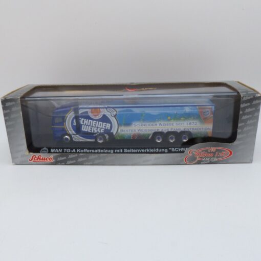 Schuco 1:87 Nr.: 22662 MAN TG-A Sattelzug Schneider Weisse in OVP EA7199 – Bild 6