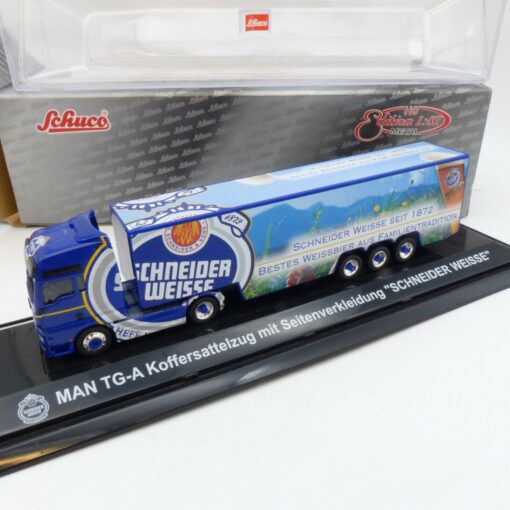 Schuco 1:87 Nr.: 22662 MAN TG-A Sattelzug Schneider Weisse in OVP EA7199
