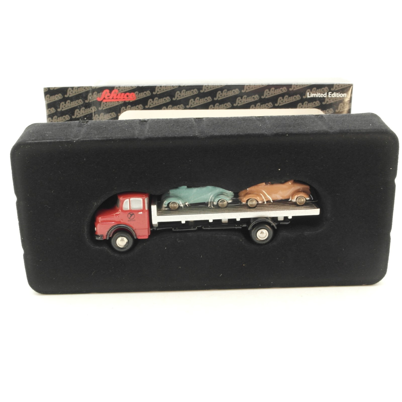 Schuco Piccolo 1:90 MB L322 mit Messerschmitt Kabinenroller in OVP RG7656