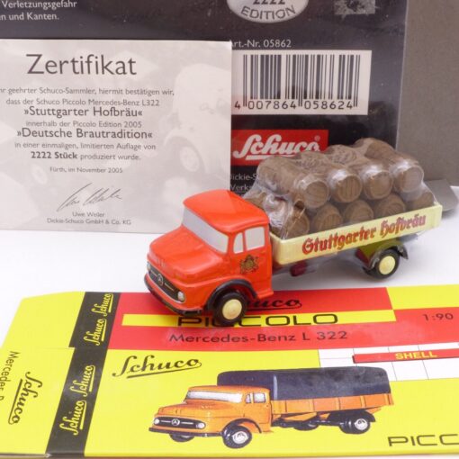 Schuco Piccolo 1:90 Nr.: 05862 MB L322 Stuttgarter Hofbräu, in OVP EX1476