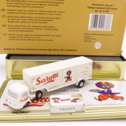 Schuco Piccolo 1:90 Set Nr.: 01837 Sattelzug Kakao / Pralinen, in OVP EX1453