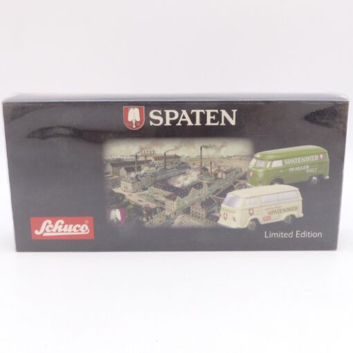 Schuco Piccolo 1:90 Set Nr.: 05812 Zwei VW T-Modelle Spatenbier, in OVP EX1454 – Bild 4