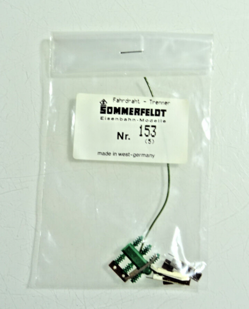 Sommerfeldt H0 153 Fahrdraht Trenner in OVP CK142