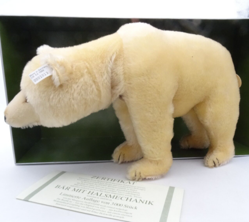 Steiff 013028 Polar Bear 1931 Replica 1989/90 limitiert 3000 in OVP OR8147 – Bild 3